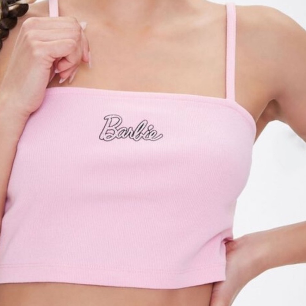 Forever 21 x Barbie Graphic Cropped Cami